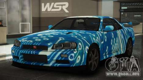 Nissan Skyline R34 GT V-Spec S6 para GTA 4