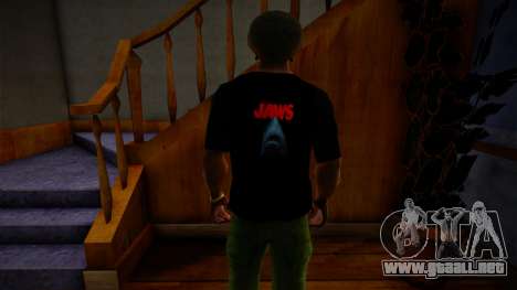 Jaws T-Shirt para GTA San Andreas