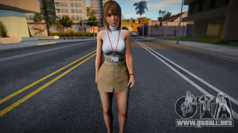 Misaki Yom Office Wear para GTA San Andreas