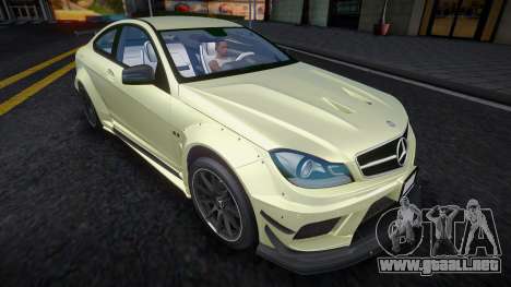 Mercedes-Benz C63 AMG W204 (Tomgray) para GTA San Andreas
