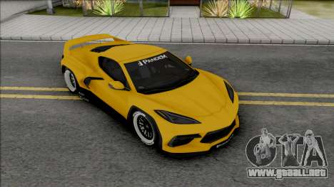 Chevrolet Corvette C8 Stingray 2020 Rocket Bunny para GTA San Andreas