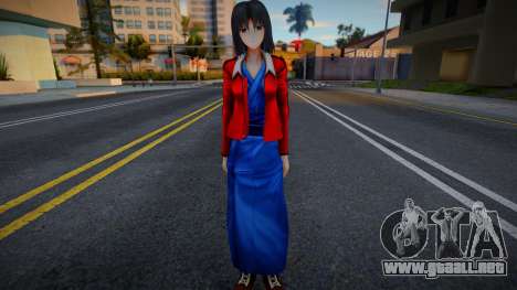 Shiki Ryougi from Fate Grand Order para GTA San Andreas