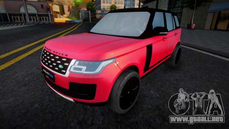 Land Rover Range Rover SVA 2020 para GTA San Andreas