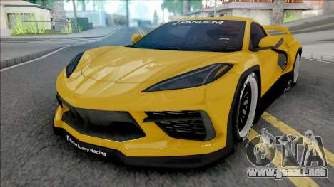Chevrolet Corvette C8 Stingray 2020 Rocket Bunny para GTA San Andreas