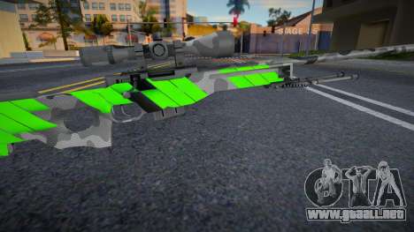 AWP Neural from CS:GO (Green) para GTA San Andreas