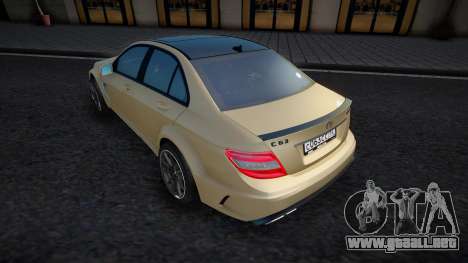 Mercedes-Benz C63 AMG (Fist) para GTA San Andreas