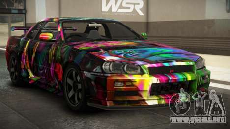 Nissan Skyline R34 GT-R Nismo S8 para GTA 4