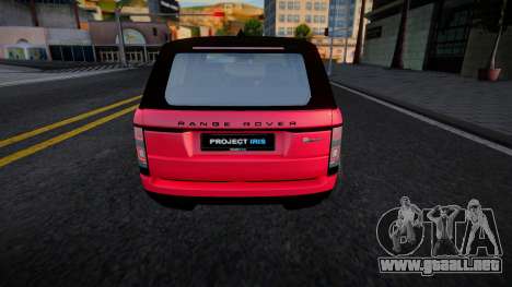 Land Rover Range Rover SVA 2020 para GTA San Andreas