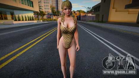 Monica Bodysuit Gucci para GTA San Andreas