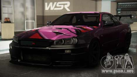 Nissan Skyline R34 GTR V-Spec II S2 para GTA 4