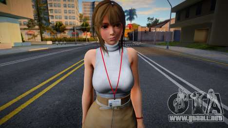 Misaki Yom Office Wear para GTA San Andreas