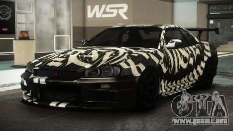 Nissan Skyline R34 GTR V-Spec II S3 para GTA 4