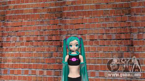 Miku Hatsune 39s Clothe para GTA Vice City