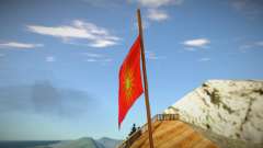 Macedonian Flag On Mount Chiliad (LQ 64x128) para GTA San Andreas
