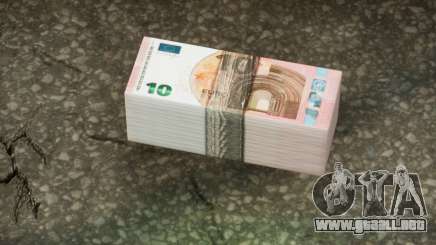 Realistic Banknote Euro 10 (New Textures) para GTA San Andreas Definitive Edition