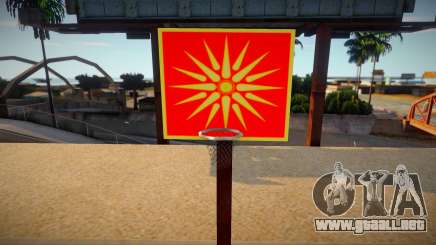 Macedonian Basketball Backboard para GTA San Andreas