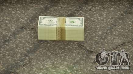 Realistic Banknote Dollar 2 para GTA San Andreas Definitive Edition