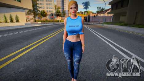 Dead or Alive Tina Armstrong Casual v.1 para GTA San Andreas