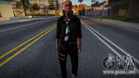 Luis dejó 4 muertos (con traje negro) para GTA San Andreas