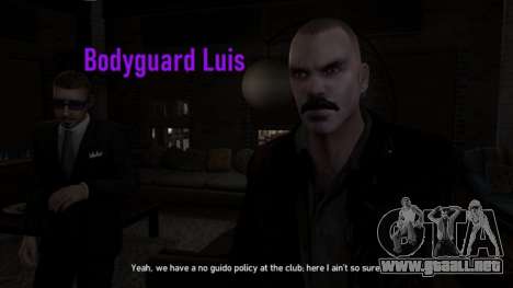 Bodyguard Luis para GTA 4