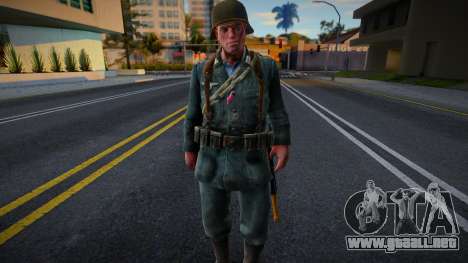 Soldado alemán del frente enemigo v2 para GTA San Andreas
