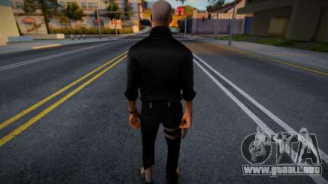 Luis dejó 4 muertos (con traje negro) para GTA San Andreas
