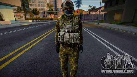 Soldado de la Secretaría de la Defensa Nacional para GTA San Andreas