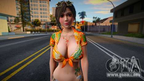 DOAXVV Sayuri - Loco Moco Vacation para GTA San Andreas