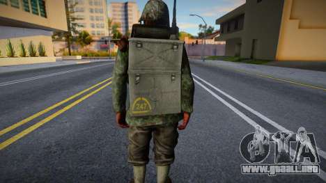 Soldado estadounidense de CoD WaW v9 para GTA San Andreas