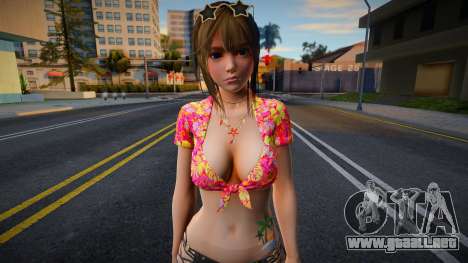 DOAXVV Misaki - Loco Moco Vacation para GTA San Andreas