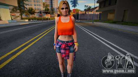 DOA Tina Armstrong - Costume 5 DOA6 v2 para GTA San Andreas