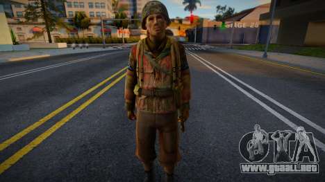 Soldado británico de la Segunda Guerra Mundial v para GTA San Andreas