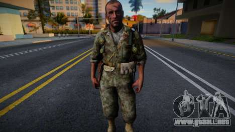 Soldado estadounidense de CoD WaW v15 para GTA San Andreas