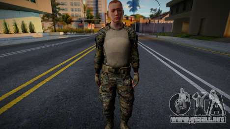 Soldado de la Armada de México v2 para GTA San Andreas