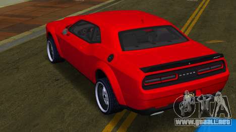 Dodge Challenger SRT Demon 17 para GTA Vice City