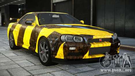 Nissan Skyline R34 GT-R V-Spec II Nur S9 para GTA 4