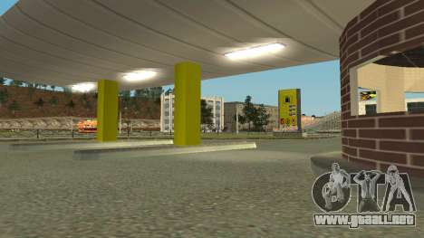 Gasolinera en la ciudad de Yuzhny GTA Criminal R para GTA San Andreas
