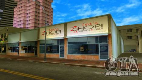 New Shops para GTA Vice City