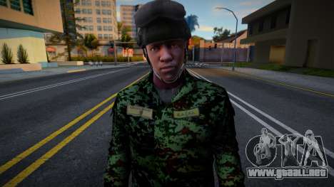 Soldado Con Casco para GTA San Andreas