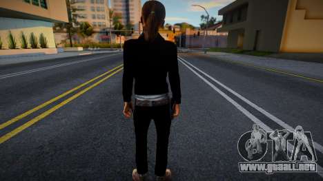 Zoe (cuero negro) de Left 4 Dead para GTA San Andreas