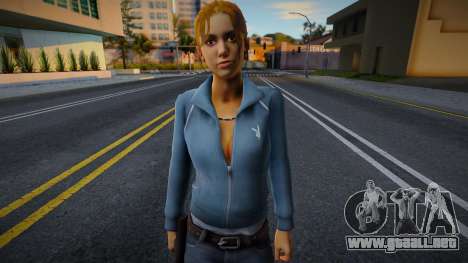 Zoe la rubia de Left 4 Dead para GTA San Andreas