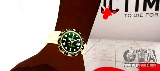 Realistic Rolex GMT-Master II Watches para GTA San Andreas Definitive ...