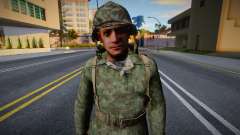 Soldado estadounidense de CoD WaW v9 para GTA San Andreas