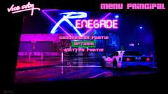 Retrowave Renegade Menu para GTA Vice City