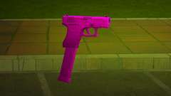 10 Glock Pistols (Pink) v1 para GTA Vice City