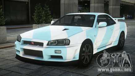 Nissan Skyline R34 GT-R V-Spec II Nur S3 para GTA 4