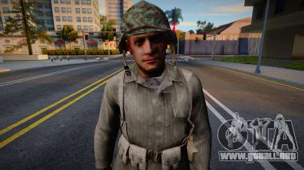 Soldado estadounidense de CoD WaW v4 para GTA San Andreas