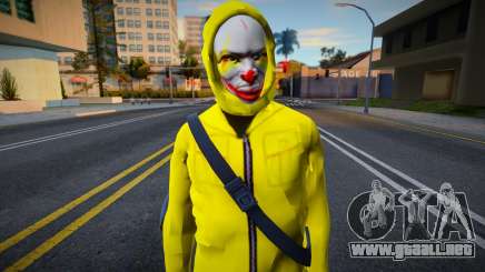 Criminal de todos los criminales ambientados en Free Fire 2 para GTA San Andreas