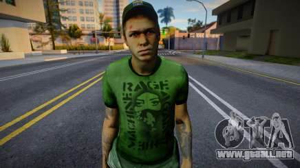 Ellis (Uniforme militar) de Left 4 Dead 2 para GTA San Andreas