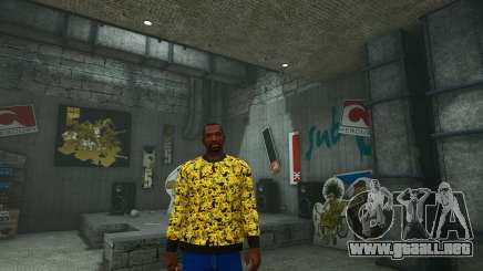 Realistic Versace Sweater Patterned para GTA San Andreas Definitive Edition